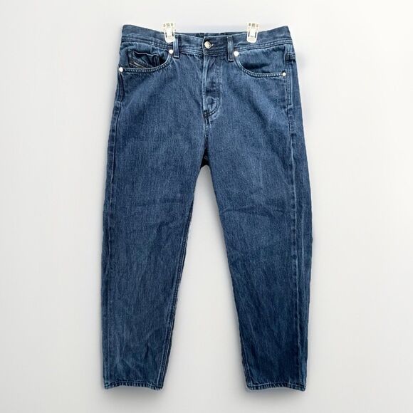 Diesel Industry Jeans Mens 30x32 Blue Denim Dagh-XP Regular Straight Button Fly - Picture 1 of 12